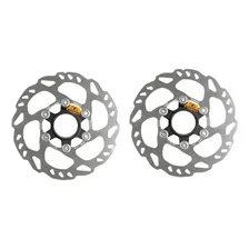 Par Disco Freio Shimano Slx Sm-rt70 160mm Centerlock Icetech Cor Prateado Foto mini  2