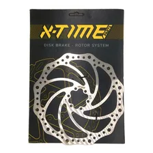 Par Disco Rotor De Freio Diant/tras 203mm X-time Bike Cor Prateado Foto mini 2