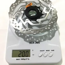 Par Disco Rotor Shimano Sm-rt10 160mm + 180mm Center Lock Cor Prateado Foto mini  2