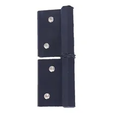 Par Dobradica L-30 Encaixe Sd323 Porta Aluminio Preto 02pçs Foto mini 2