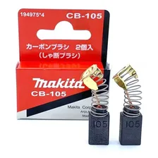 Par Escova De Carvão Makita Cb-105 Martelo M8600 / Hm0810 Foto mini  2