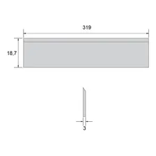 Par Facas Desengrossadeira 319 Mm Indfema 506009 Pdj310 G683 Foto mini 3