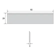 Par Facas Plaina Makita 1100 1900b 82x29x3mm Indfema 510001 Foto mini 2
