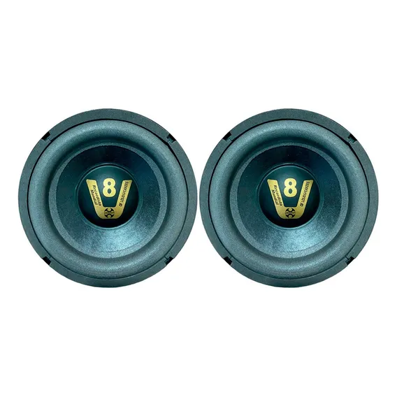 Par Falante 8 Polegadas Sub Compet 200w Rms 4 Ohm Potente Foto 1
