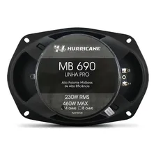 Par Falante Medio Grave Hurricane Pro Mb690 6x9 460w Rms Foto mini 4