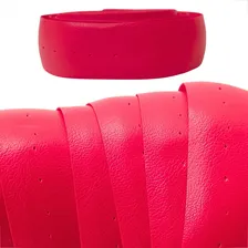 Par Fita Para Guidão Bike Fita De Guidão Speed Road Vermelha Cor Vermelho Desenho Liso Foto mini 2