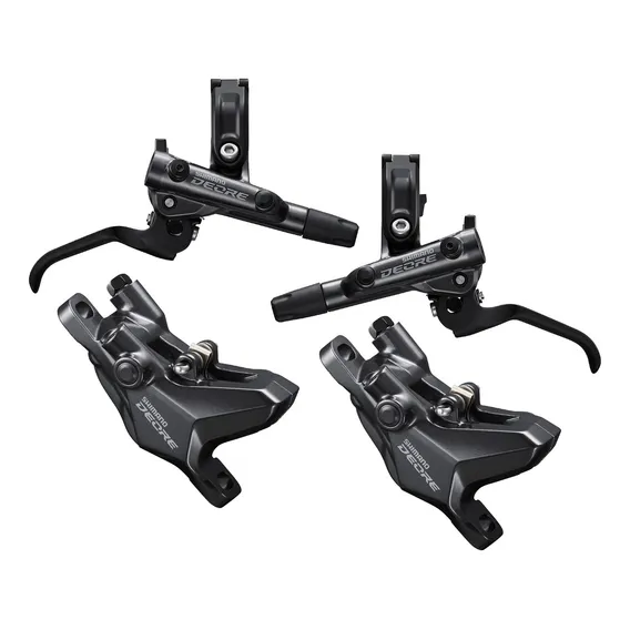 Par Freio Disco Hidraulico Shimano Deore M6100 S/ Rotor Foto 1