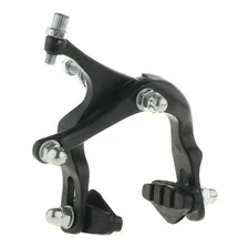 Par Freio Ferradura Side Pull De Bike Speed Aro 700 Preta Cor Preto e prata Foto mini  2
