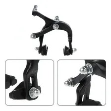 Par Freio Ferradura Side Pull De Bike Speed Aro 700 Preta Cor Preto e prata Foto mini 4