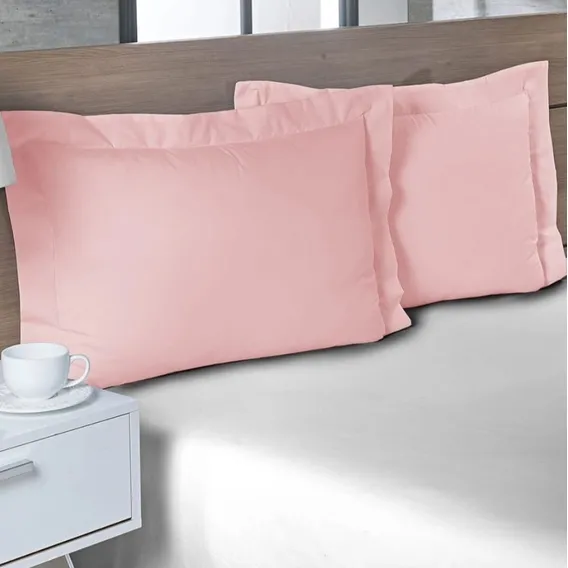 Par Fronha Percal Daily 180 Fios Innovare Rosa Foto 1