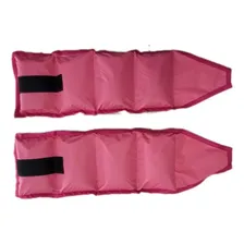 Par Halter 3 Kg E Par Tornozeleira 3 Kg + Elástico Treino Cor Rosa Foto mini 2