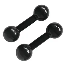 Par Halter Emborrachado 3 Kg Halter Peso Academia Treino Cor Vermelho Foto  mini 1