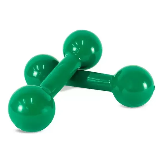 Par Halter Peso Academia Musculação Emborrachado 1kg Foto 1
