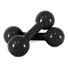 Par Halter Peso Academia Musculação Emborrachado 5kg Cor Preto Foto mini 1