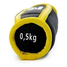 Par Halteres Neoprene 0,5 Kg Cada Exercícios Mormaii 446300 Cor Preto/amarelo Foto mini  3