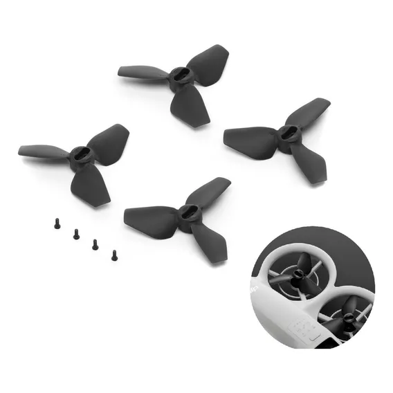 Par Hélices Dji Para Drone Dji Neo ( Dji1055 ) Cor Preto Foto 1