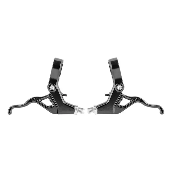 Par Manete Bike D/ Freio V-brake AlumÃnio Sypo 2 Dedos Pto Foto 1