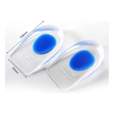 Par Meia Palmilha Silicone Gel Ortopédica Calcanhar Esporão Foto mini 3
