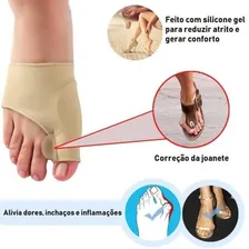 Par Meias Corretivas Joanete Silicone Corretor Ortopédico Foto mini 2