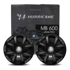 Par Midbass Hurricane 6 Polegada 500wrms Pro Mb600-8ohms Cor Preto Foto mini 1