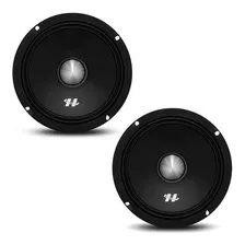 Par Midbass Hurricane 6 Polegada 500wrms Pro Mb600-8ohms Cor Preto Foto mini 2