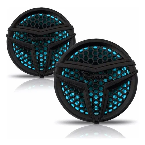 Par Mini Tweeter Bomber Bl10 120w Azul Piezoelétrico Som Foto 1