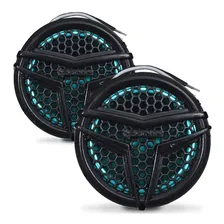 Par Mini Tweeter Bomber Bl10 120w Azul Piezoelétrico Som Foto mini  2