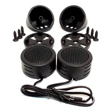 Par Mini Tweeter Universal Painel Porta Mala Som 160w Permak Cor Preto Foto  mini 1