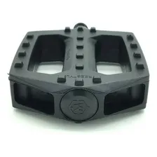 Par Pedal Bicicleta Com Refletor Metalciclo Nylon 1/2 Preto Foto mini 3