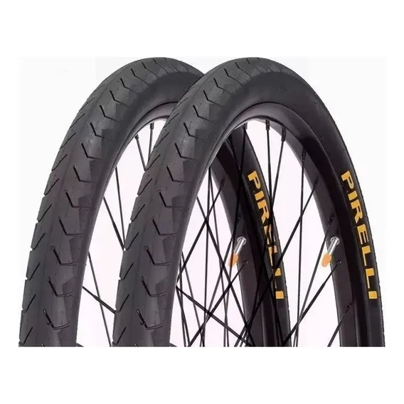 Par Pneu 26 Bicicleta Pirelli Phantom Street 26 Liso Cor Preto Foto 1