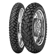 Par Pneu 90/90-21 E 140/80-17 Enduro 3 Xt660falcon- Metzeler Foto mini 1