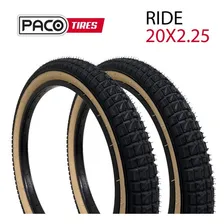 Par Pneu Aro 20 X 2.25 Paco Rider + Par De Câmaras Aro 20 Foto mini 2