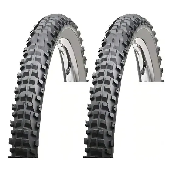 Par Pneu Bicicleta Vee Rubber Stout Aro 26 X 2.30 Bike Mtb Cor Preto Foto 1
