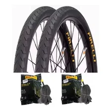 Par Pneu Bike Pirelli Phantom Aro 26 + 2 Camara Pirelli Cor Preto Foto mini 1