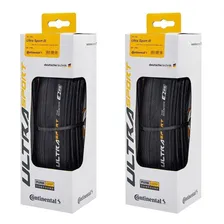Par Pneu Continental Ultra Sport 3 700x23 Kevlar Speed Preto Foto mini 1