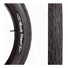 Par Pneu Kenda Flame 26 Balão Slick Bike Foto mini 2