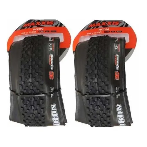 Par Pneu Maxxis Ikon 29er Kevlar 29 X 2.2 Tubeless Exo 3c Tr Foto 1