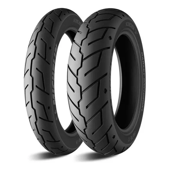 Par Pneu Michelin Scorcher 31 Hd Harley 100/90-19+ 160/70-17 Foto 1