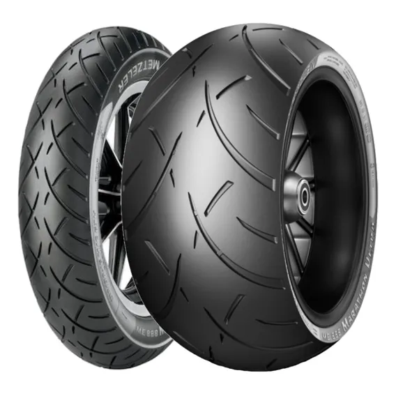 Par Pneu Moto 130/70r18 + 260/40r18 Metzeler Me888 Foto 1