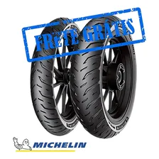 Par Pneu Moto Michelin Pilot Street 2 80/100-18 + 100/90-18 Foto mini 3