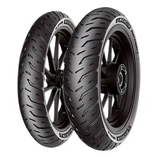 Par Pneu Moto Michelin Pilot Street 2 80/100-18 + 100/90-18 Foto mini 2