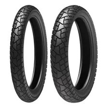 Par Pneu Nxr Bros 150 Levorin 90/90-19 +110/90-17 Dual Sport Foto  mini 1