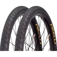 Par Pneu Pirelli Aro 26 Slick Phantom Street Preto Bike Foto mini 3