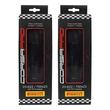 Par Pneu Pirelli Corsa Pro Speed 700x23 Kevlar Bike Com Cor Foto mini  3