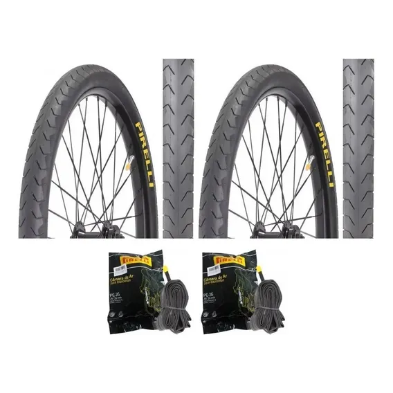 Par Pneu Pirelli Phantom Street 26 X 1.50 +2câmaras Pirelli Foto 1