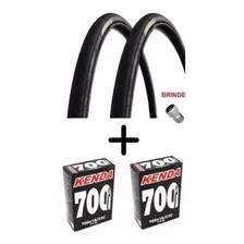 Par Pneu Speed 700x23 Pirelli Tornado Alfa 2 Câmara +brinde Cor Preto Foto  mini 1
