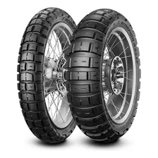 Par Pneu Tiger 150/70r17 + 90/90-21 Tl Scorpion Str Pirelli Foto mini 2