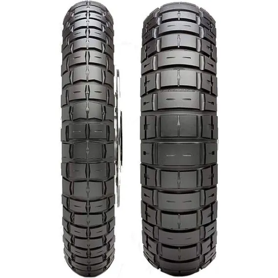 Par Pneu Tiger 150/70r17 + 90/90-21 Tl Scorpion Str Pirelli Foto 1