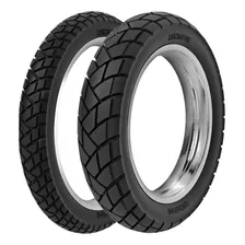 Par Pneu Xre 190 Bros 150 120/90-17 + 90/90-19 R34 Rinaldi Foto mini 1