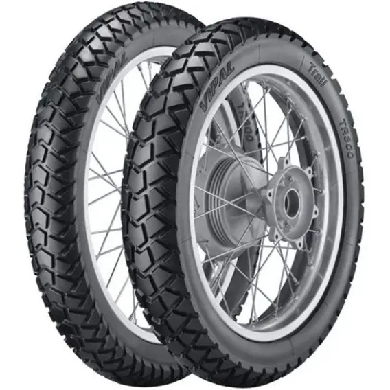 Par Pneu Xtz 250 Tenere 90/90-21 + 130/80-18 Tr300 Vipal Foto 1